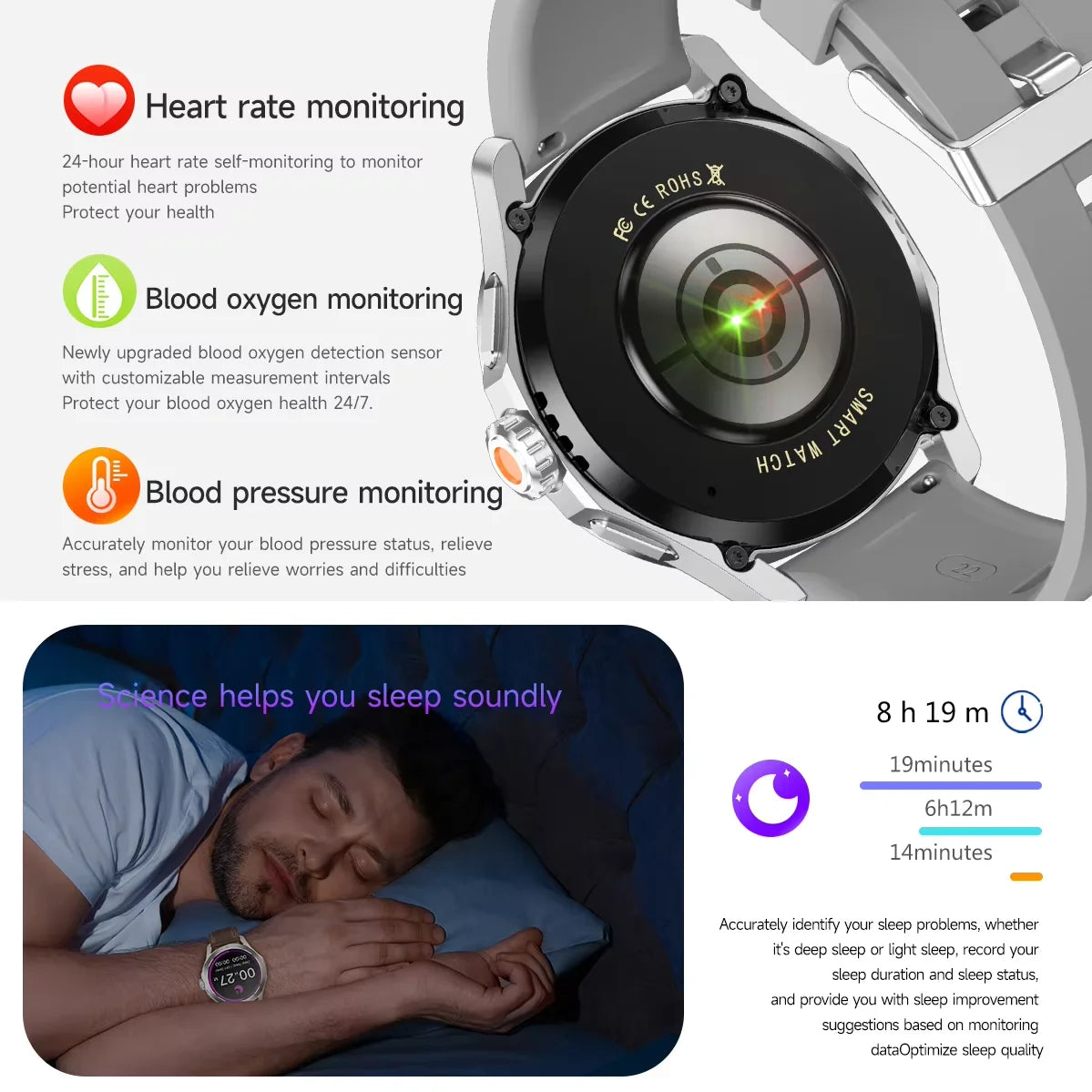 Xiaomi S4 Ultra Smartwatch – AMOLED Display, NFC, GPS, Compass, Heart Rate Monitoring, Waterproof, Bluetooth Calling